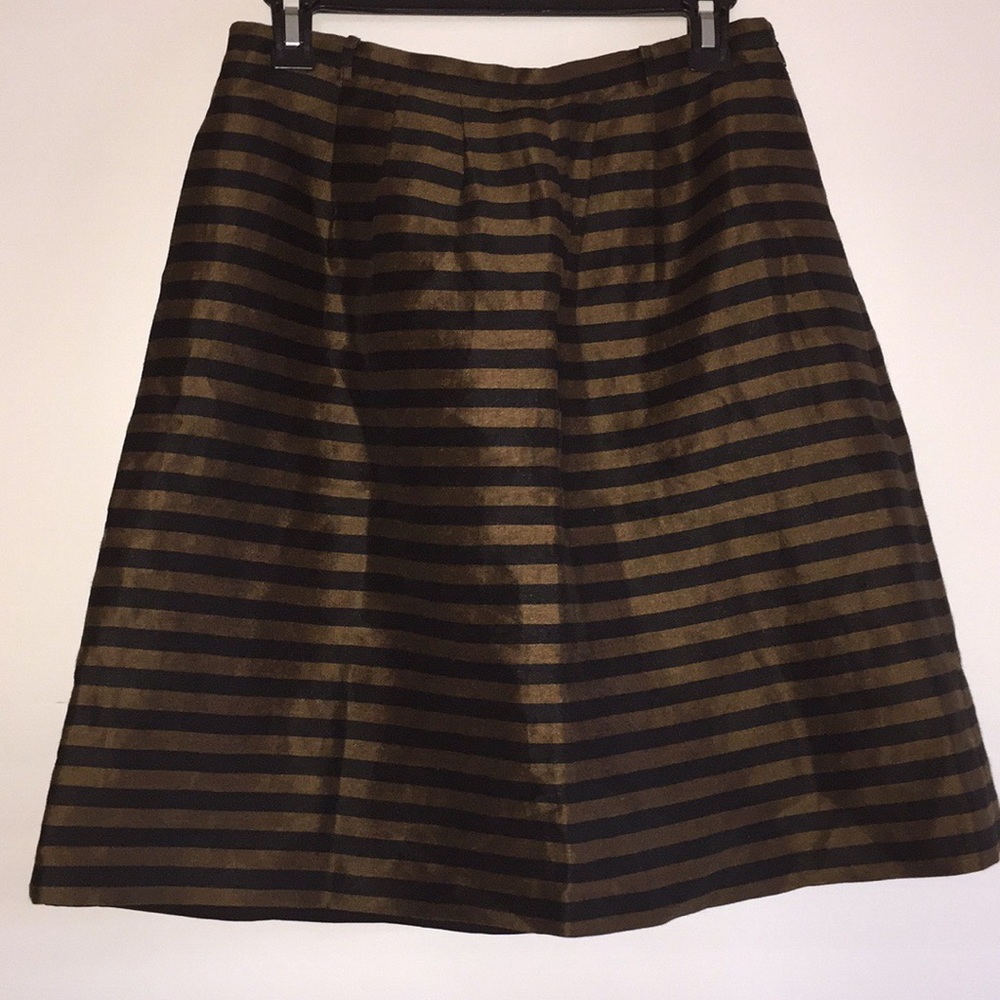 Madewell striped A-line skirt